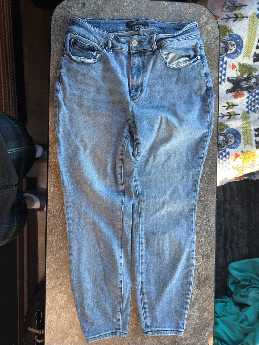 Judy Blue Light Blue Boyfriend Jeans